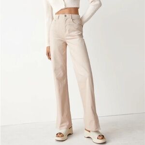 Corduroy hollister Abercrombie mom dad straight bootcut jeans pants trousers